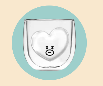 BT21 - Double-Layered Glass Cup