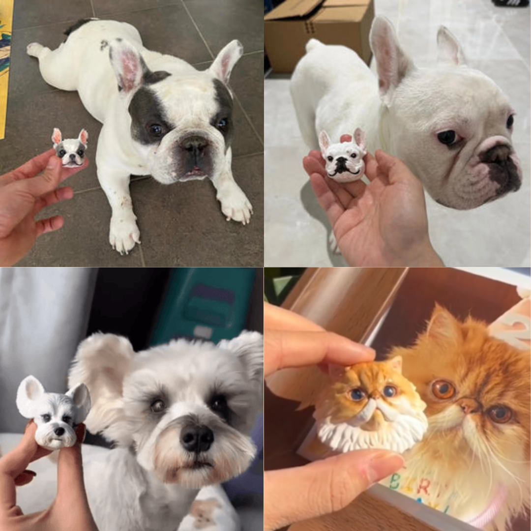 Customized 3D Pet Keychains