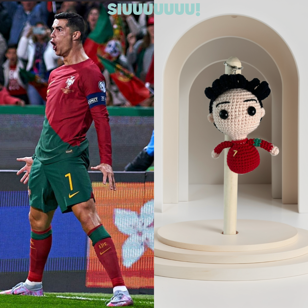 Cristiano Ronaldy - SIU! - Sound Keychain