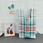 Tartan - Knitted Bag