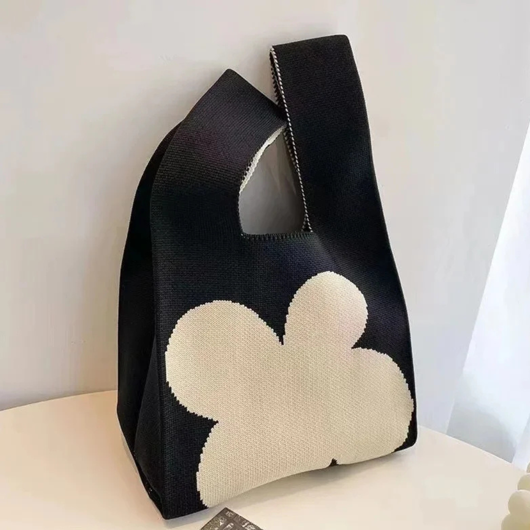 Flowers - Knitted Bag