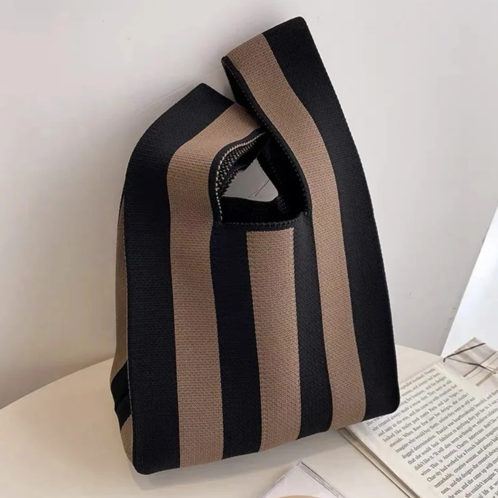 Striped - Knitted Bag