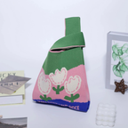 Flowers - Knitted Bag