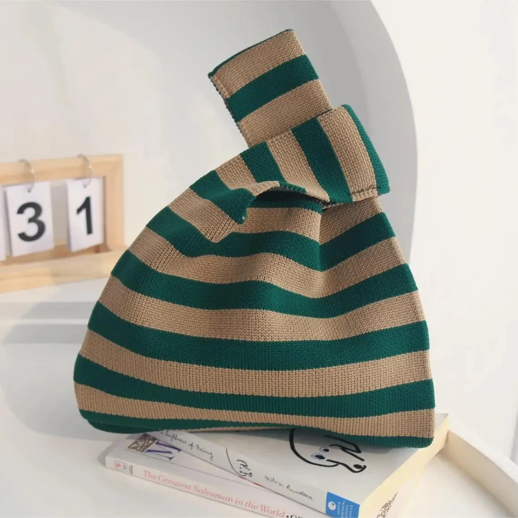 Striped - Knitted Bag