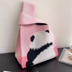 Pandas - Knitted Bag