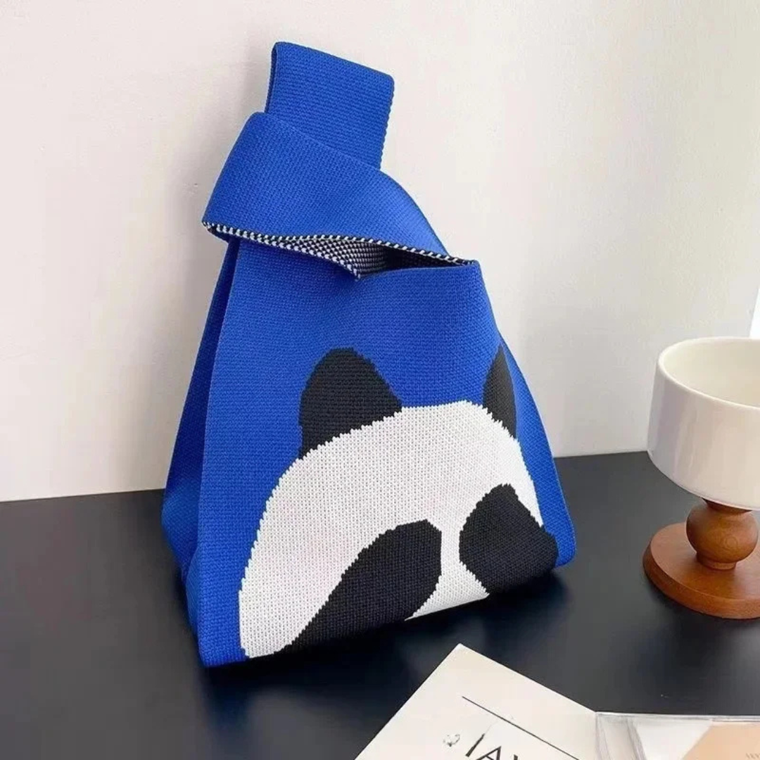 Pandas - Knitted Bag