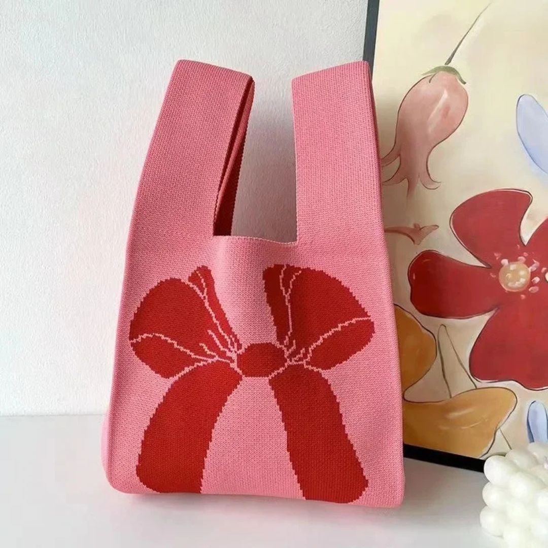 Bows - Knitted Bag