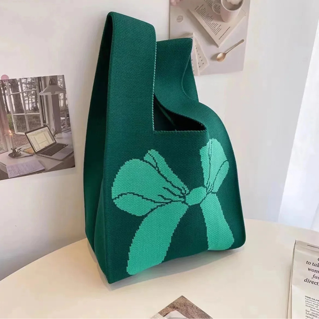 Bows - Knitted Bag