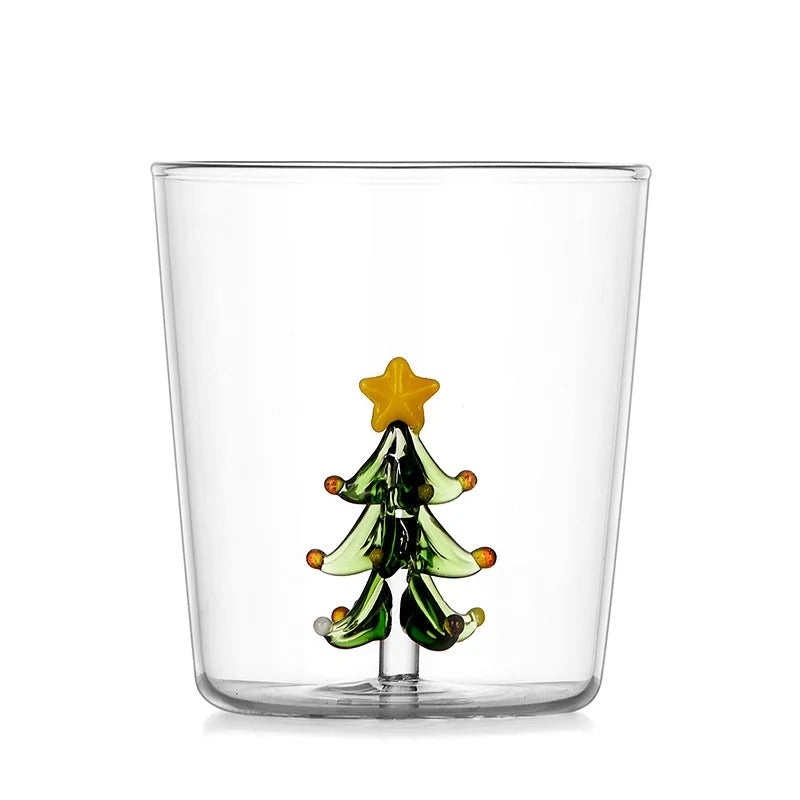 Christmas Glass Cups