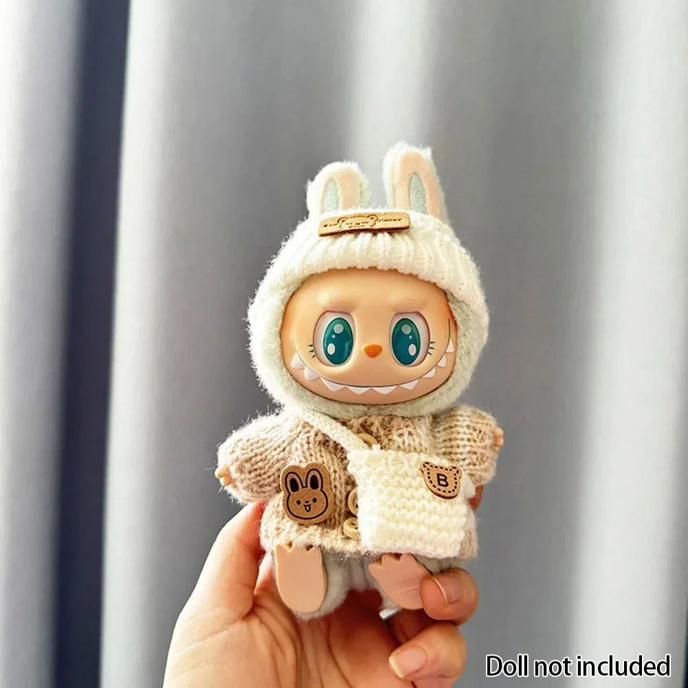 NO DOLL - Knitted Bunny Sweater Set