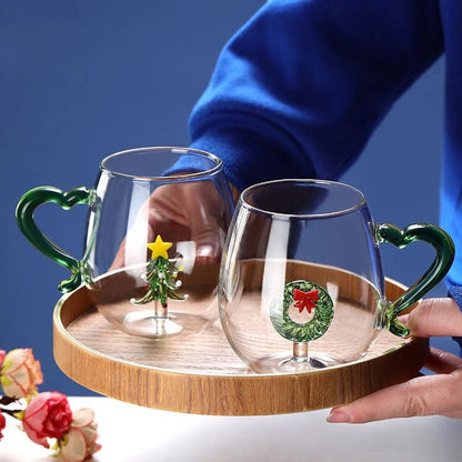 Christmas Glass Cups