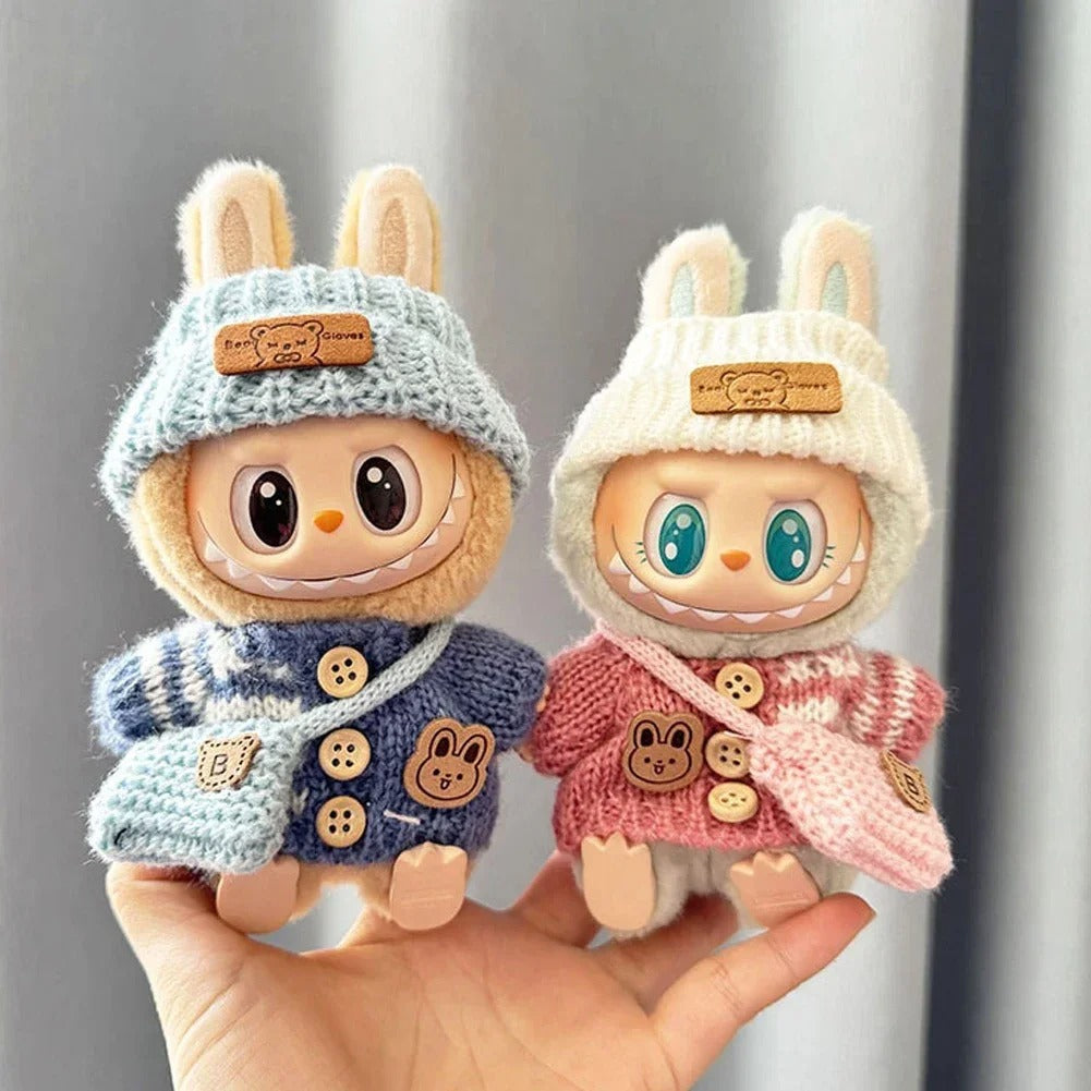 NO DOLL - Knitted Bunny Sweater Set