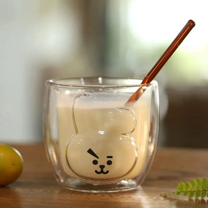 BT21 - Double-Layered Glass Cup