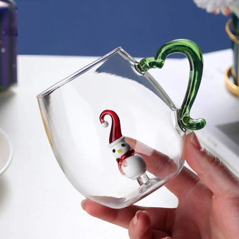 Christmas Glass Cups