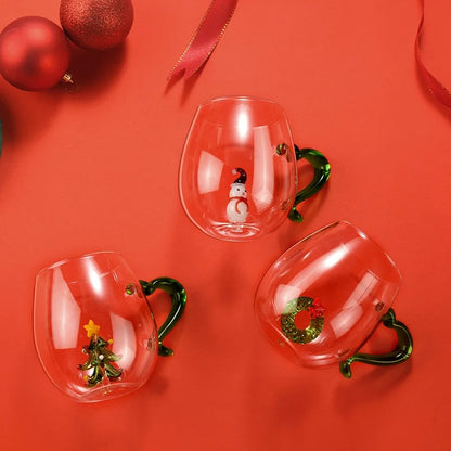 Christmas Glass Cups