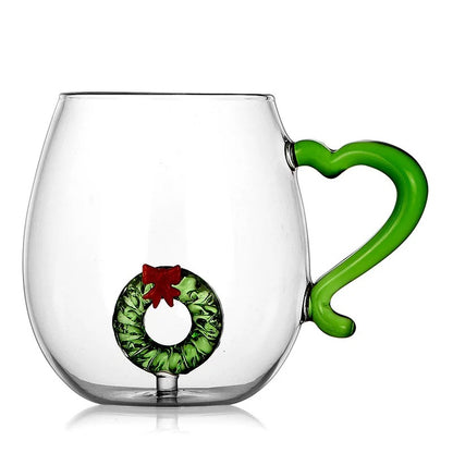 Christmas Glass Cups