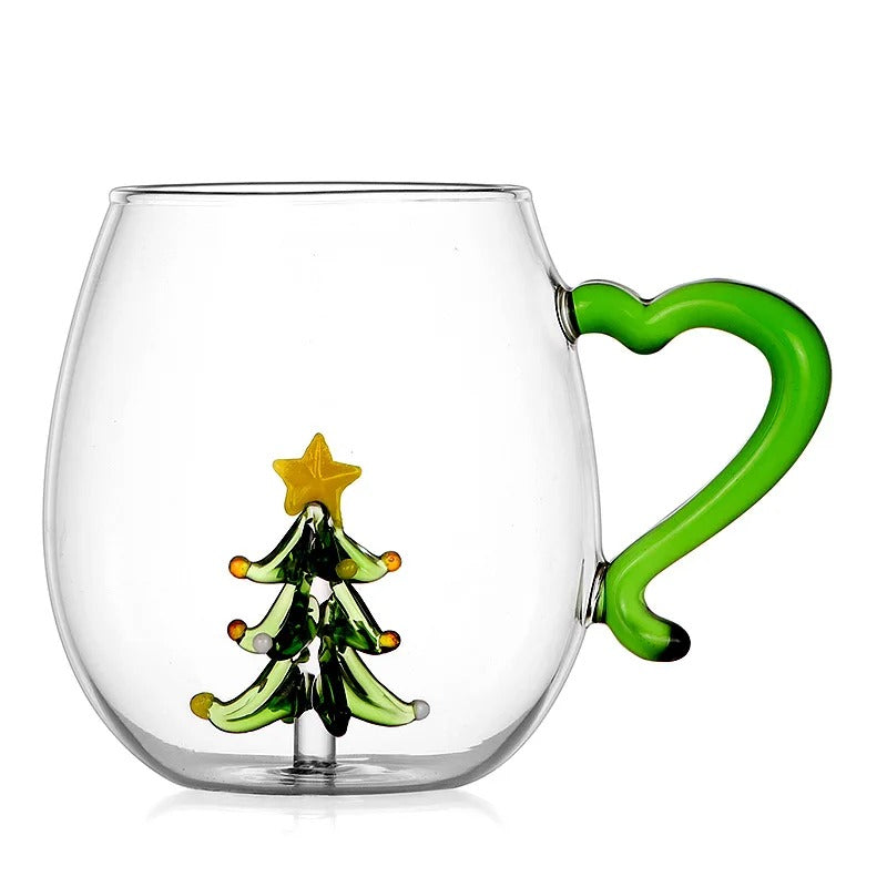 Christmas Glass Cups