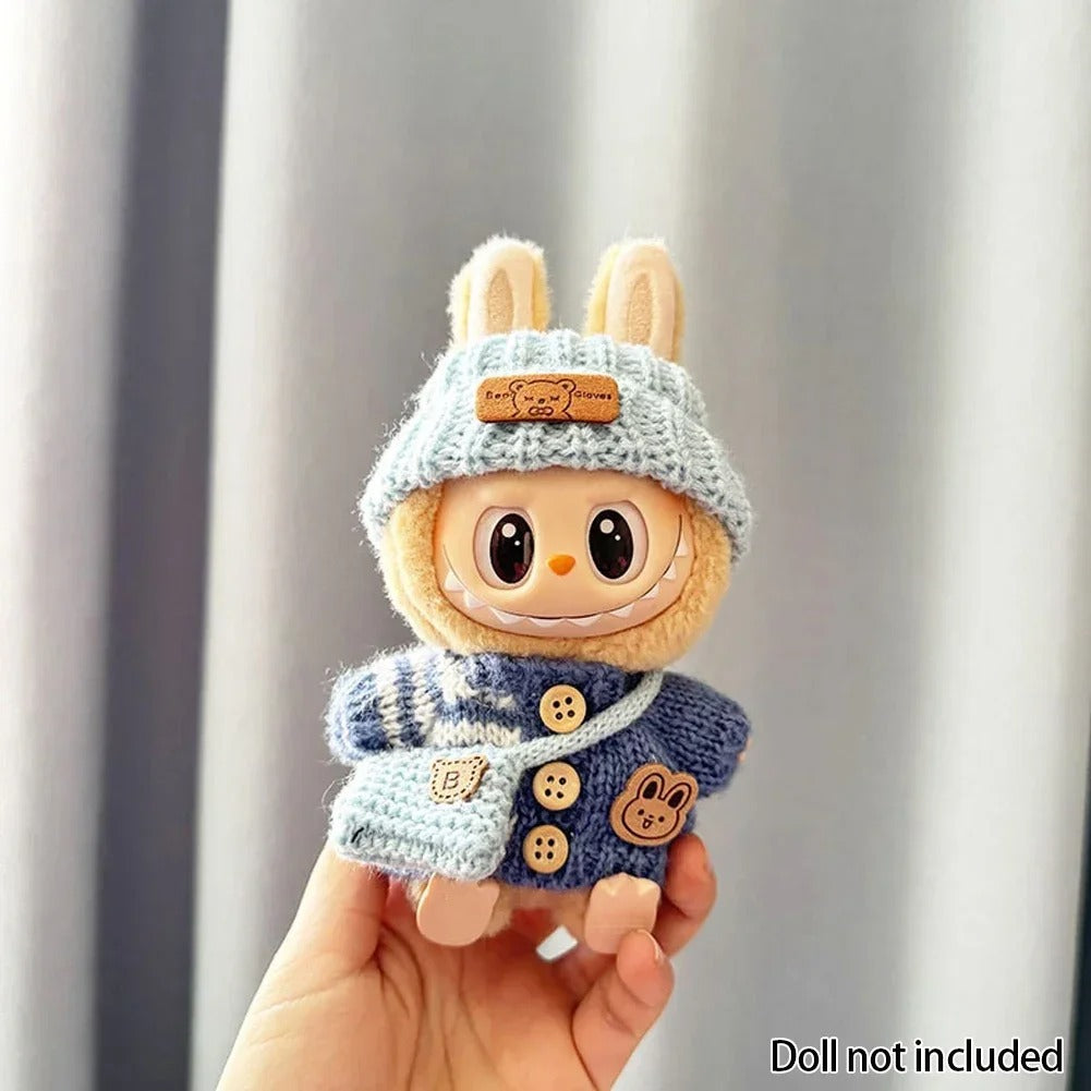 NO DOLL - Knitted Bunny Sweater Set