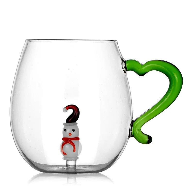 Christmas Glass Cups