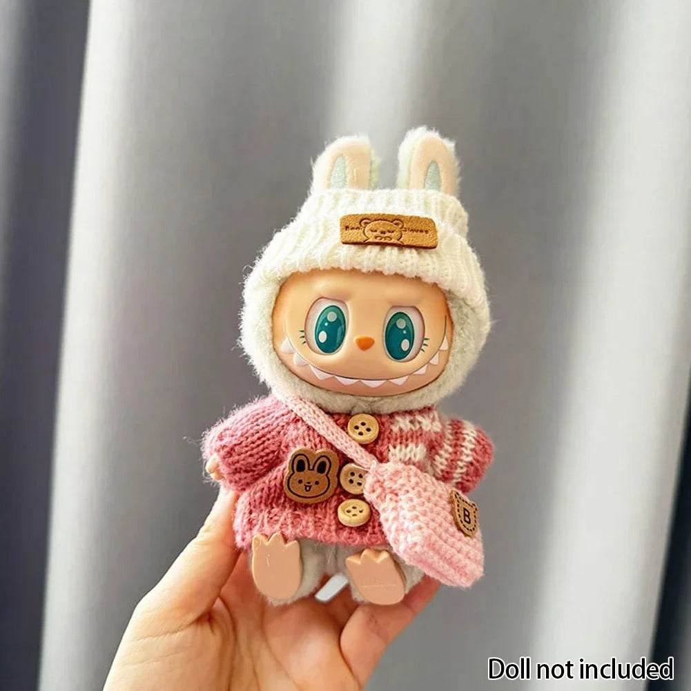 NO DOLL - Knitted Bunny Sweater Set